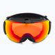 UVEX Downhill 2100 CV S2 slidinėjimo akiniai juodi blizgūs/veidrodiniai raudoni/spalvoti oranžiniai 2