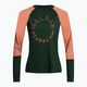 Moteriški dviratininkų marškinėliai Maloja DiamondM LS green-orange 35196
