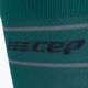 CEP Reflective moteriškos bėgimo kompresinės kojinės žalios WP40GZ 3