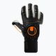 Uhlsport Speed Contact Absolutgrip Finger Surround juodai baltos vartininko pirštinės 101126301 5