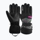 Moteriškos slidinėjimo pirštinės Reusch Helena R-Tex Xt black/black melange/pink glo 5
