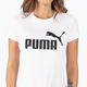 Moteriški treniruočių marškinėliai PUMA ESS Logo Tee white 586774 02 4