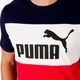 Vyriški treniruočių marškinėliai PUMA ESS+ Colorblock Tee tamsiai mėlyna ir raudona 848770 06 5