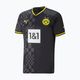 PUMA BVB Away Replica vyrų futbolo marškinėliai juodi 765884 02
