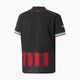 Vaikiški futbolo marškinėliai PUMA ACM Home Jersey Replica black and red 765826 01 2