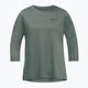 Moteriški žygio marškinėliai ilgomis rankovėmis Jack Wolfskin Crosstrail 3/4 hedge green 3