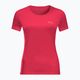 Jack Wolfskin moteriški trekingo marškinėliai Tech red 1807121_2258 6