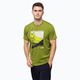 Vyriški marškinėliai Jack Wolfskin Crosstrail Graphic trekking marškinėliai žali 1801671_3017