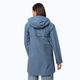 Moteriškas lietaus paltas Jack Wolfskin Cape West Coat elemental blue 2