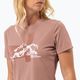 Moteriški žygių marškinėliai Jack Wolfskin Vonnan S/S Graphic rose dawn 3