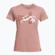 Moteriški žygių marškinėliai Jack Wolfskin Vonnan S/S Graphic rose dawn 4