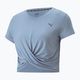 Moteriški jogos marškinėliai PUMA Studio Yogini Lite Twist blue 523164 18