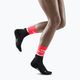 Moteriškos kompresinės bėgimo kojinės CEP 4.0 Mid Cut pink/black 5