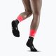 Moteriškos kompresinės bėgimo kojinės CEP 4.0 Mid Cut pink/black 6