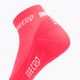 Moteriškos kompresinės bėgimo kojinės CEP 4.0 Low Cut pink 6