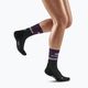Moteriškos kompresinės bėgimo kojinės CEP 4.0 Mid Cut violet/black 5