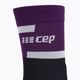 Vyriškos kompresinės bėgimo kojinės CEP 4.0 Mid Cut violet/black 4