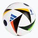 Krepšinio kamuolys adidas Fussballiebe Trainig Euro 2024 white/black/glow blue dydis 5 2