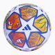 Futbolo kamuolys adidas UCL Pro 23/24 white/glow blue/flash orange dydis 5 2