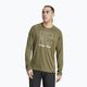 Vyriški dviračių marškinėliai ilgomis rankovėmis adidas FIVE TEN Long Sleeve Jersey olive strata 3