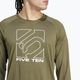 Vyriški dviračių marškinėliai ilgomis rankovėmis adidas FIVE TEN Long Sleeve Jersey olive strata 5