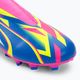 Vaikiški futbolo bateliai PUMA Ultra Match Ll Energy FG/AG Jr luminous pink/ultra blue/yellow alert 7