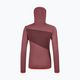 Moteriški trekingo džemperiai ORTOVOX Fleece Grid Hoody red 87201 11