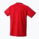 YONEX vyriški teniso marškinėliai su apykakle raudoni CPM105053CR 5