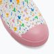 Native Jefferson Print Disney Jr vaikiški sportiniai bateliai shell white/princess pink/pastel white confetti 7