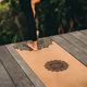Yoga Design Lab kamštinis 3,5 mm rudos spalvos kilimėlis Mandala Juodas jogos kilimėlis 8