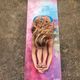 Yoga Design Lab kombinuotas 3,5 mm rožinis jogos kilimėlis Tribeca Sand 8