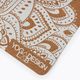 Yoga Design Lab kamštinis 3,5 mm rudos spalvos Mandala Baltas jogos kilimėlis 3