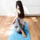 Yoga Design Lab Flow Pure 6 mm mėlynas Mandala Aqua jogos kilimėlis 5