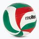 Tinklinio kamuolys Molten V4M1500 white/green/red dydis 4 2