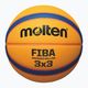 Krepšinio kamuolys Molten B33T5000 FIBA 3x3 yellow/blue dydis 3