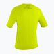 Vyriški plaukimo marškinėliai O'Neill Basic Skins Sun Shirt lime 2