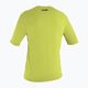 Vaikiški maudymosi marškinėliai O'Neill Premium Skins S/S Sun Shirt Y electric lime 2