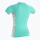 O'Neill moteriški marškinėliai Side Print Rash Guard Turquoise Swim Shirt 5405S 2