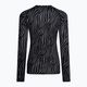Moteriški termoaktyvūs marškinėliai ilgomis rankovėmis Surfanic Cozy Limited Edition Crew Neck black zebra 5