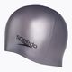 Speedo paprastoji silikoninė sidabrinė plaukimo kepurė 8-709849086 2
