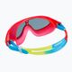 Speedo Rift Junior lava red/japonijos mėlyna/dūmų spalvos vaikiška plaukimo kaukė 8-01213B992 4