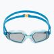 Speedo Hydropulse Junior baseino mėlyni/mango/šviesiai dūminiai vaikiški plaukimo akiniai 68-12270D658 2