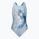 Speedo Digital Placement Splashback vaikiškas vientisas maudymosi kostiumėlis mėlynas 07386D787