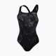 Speedo Placement Powerback moteriškas vientisas maudymosi kostiumėlis F330 juodas 68-06187F330 4
