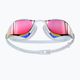 Speedo Fastskin Hyper Elite Mirror baltos/oksidinės pilkos/rožinio aukso spalvos plaukimo akiniai 68-12818F979 8