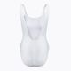Moteriškas vientisas maudymosi kostiumėlis Speedo Deep U-BK Hi Leg PT AF white 8-12369 2