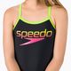 Speedo Boom Logo Thinstrap Muscleback vaikiškas vientisas maudymosi kostiumėlis juodas 68-09533G717 4