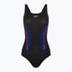 Speedo Placement Recordbreaker moteriškas vientisas maudymosi kostiumėlis juodas 68-09015G634