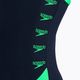 Speedo Boom Logo Splice Muscleback moteriškas vientisas maudymosi kostiumėlis tamsiai mėlyna-žalia 68-12900 4
