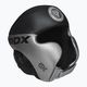 Bokso šalmas RDX L1 Mark Pro Cheek Boxing Training Head Guard silver 2